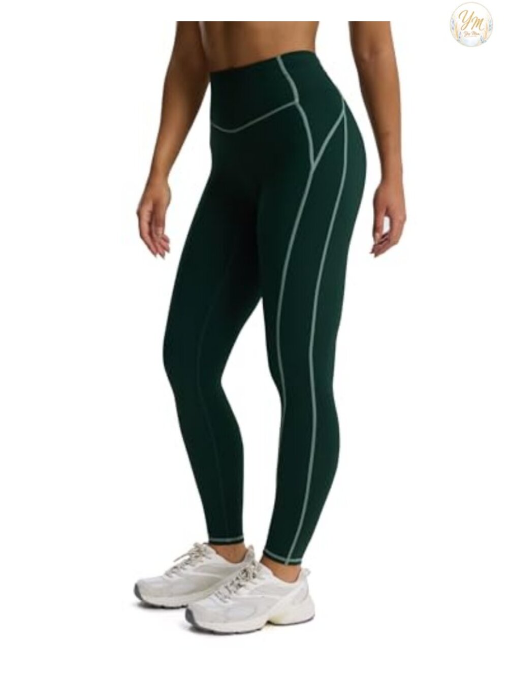 High-Waist 26" Ankle Leggings 75% Nylon 25% Spandex Yoga Running